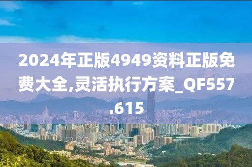 2024年正版4949资料正版免费大全,灵活执行方案_QF557.615