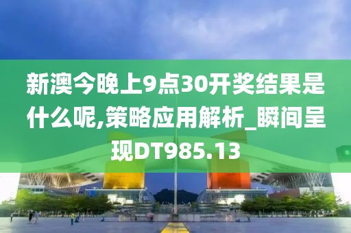 新澳今晚上9点30开奖结果是什么呢,策略应用解析_瞬间呈现DT985.13