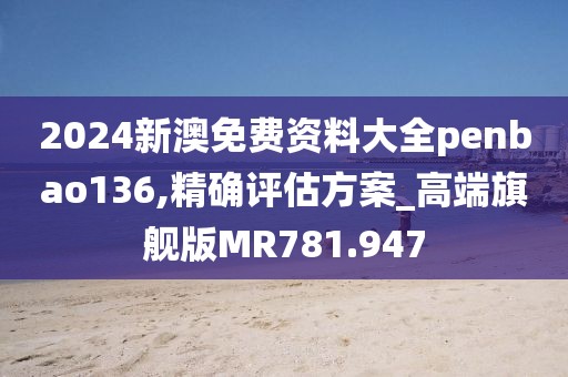 2024新澳免费资料大全penbao136,精确评估方案_高端旗舰版MR781.947