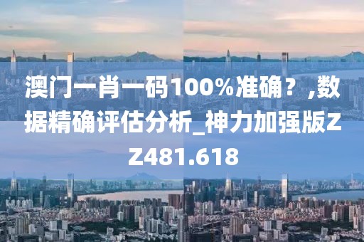 澳门一肖一码100%准确？,数据精确评估分析_神力加强版ZZ481.618