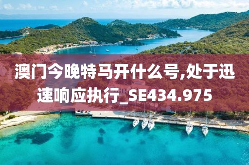澳门今晚特马开什么号,处于迅速响应执行_SE434.975