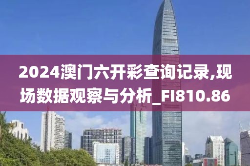 2024澳门六开彩查询记录,现场数据观察与分析_FI810.86