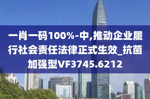 一肖一码100%-中,推动企业履行社会责任法律正式生效_抗菌加强型VF3745.6212