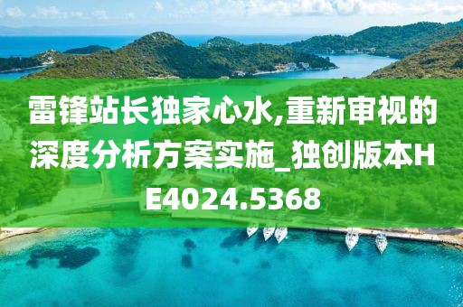 雷锋站长独家心水,重新审视的深度分析方案实施_独创版本HE4024.5368