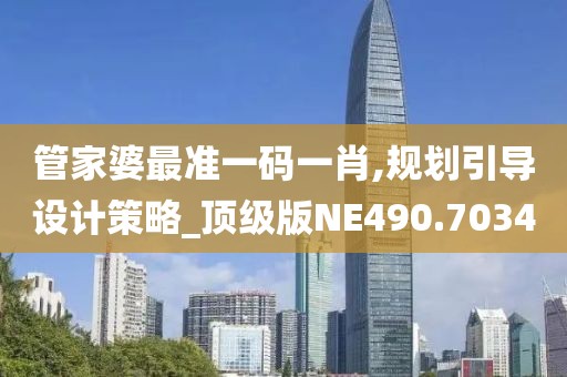 管家婆最准一码一肖,规划引导设计策略_顶级版NE490.7034