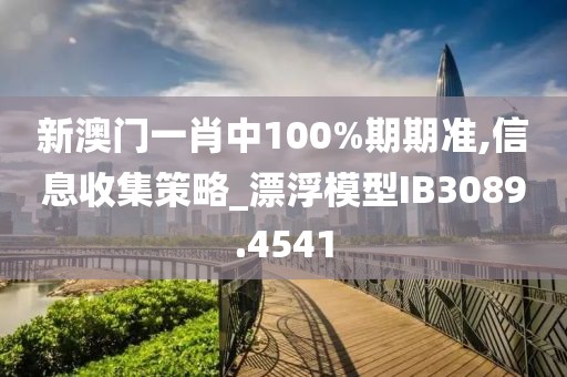 新澳门一肖中100%期期准,信息收集策略_漂浮模型IB3089.4541