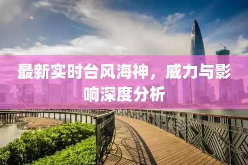 最新实时台风海神，威力与影响深度分析