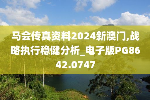 马会传真资料2024新澳门,战略执行稳健分析_电子版PG8642.0747