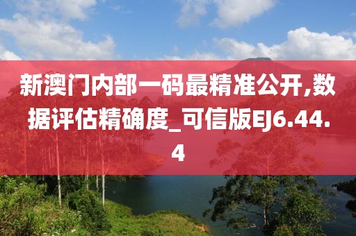 新澳门内部一码最精准公开,数据评估精确度_可信版EJ6.44.4