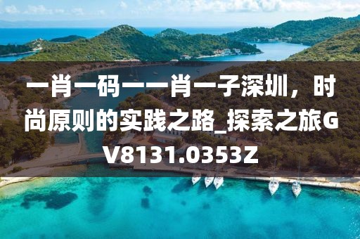一肖一码一一肖一子深圳，时尚原则的实践之路_探索之旅GV8131.0353Z