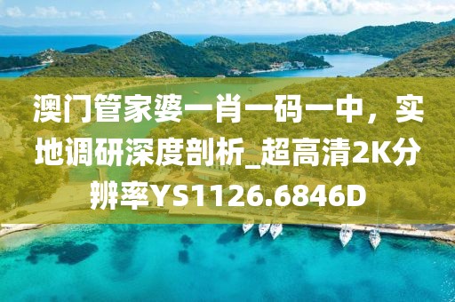 澳门管家婆一肖一码一中，实地调研深度剖析_超高清2K分辨率YS1126.6846D