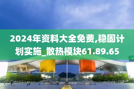2024年资料大全免费,稳固计划实施_散热模块61.89.65