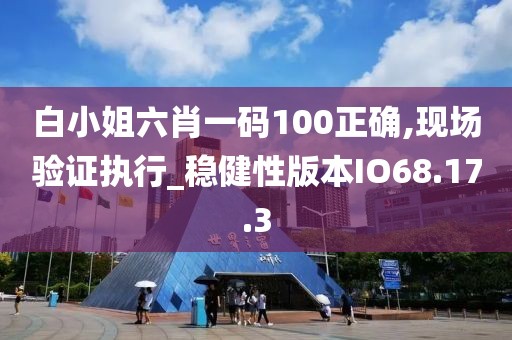 白小姐六肖一码100正确,现场验证执行_稳健性版本IO68.17.3