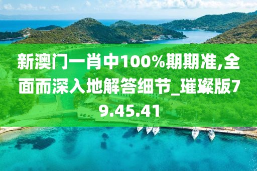 新澳门一肖中100%期期准,全面而深入地解答细节_璀璨版79.45.41