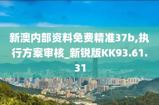 新澳内部资料免费精准37b,执行方案审核_新锐版KK93.61.31