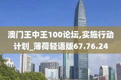 澳门王中王100论坛,实施行动计划_薄荷轻语版67.76.24