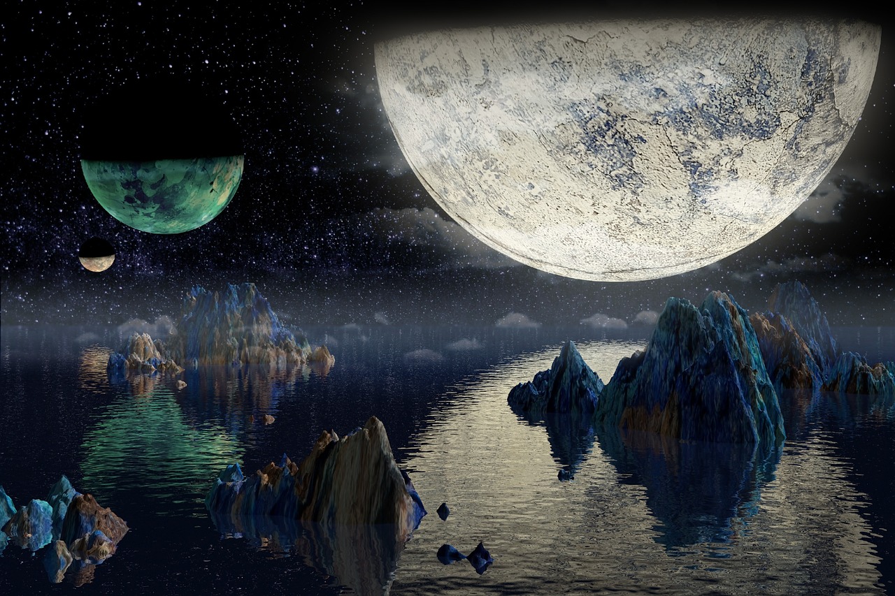 五月璀璨星辰下的梦幻动漫美女画卷